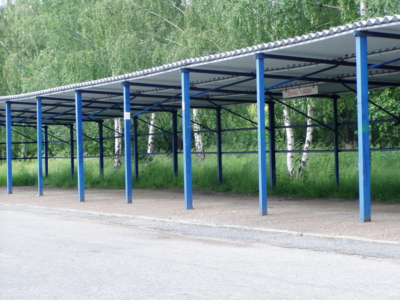 wiata konstrukcja stalowa